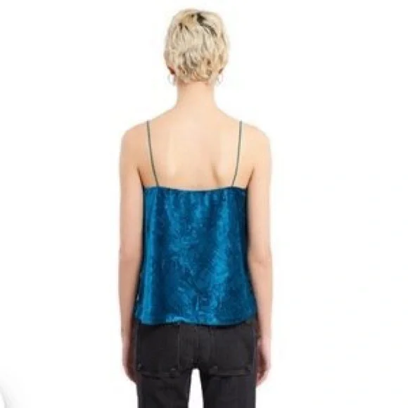 OPENING CEREMONY CRUSHED VELVET CAMI - Picture 2 of 5